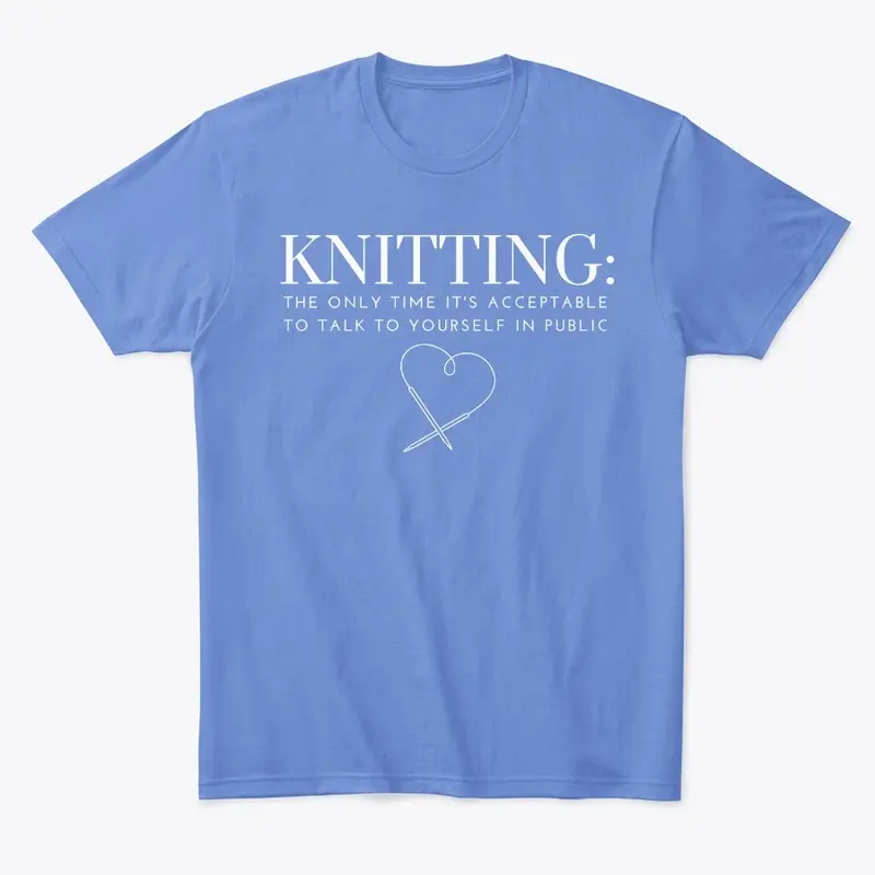 Knitting: the only time it's ...